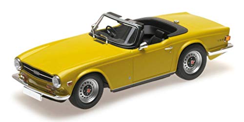 Minichamps 1/18 Scale Model Car 155 132034-1973 Triumph TR6 RHD - Yellow