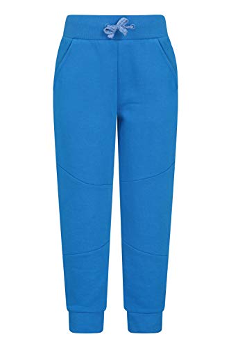 Mountain Warehouse Pantalones de chándal Athletic para niños - Cintura Ajustable, Transpirables, Bolsillos Delanteros y fácil Cuidado - para Invierno Cobalto 13 Años