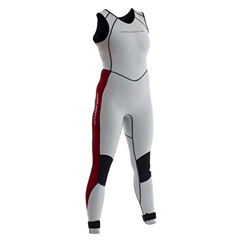 Neil Pryde Womens ELITE 1mm Firewire Long Jane Wetsuit 2020 - Grey/Plum S (10)