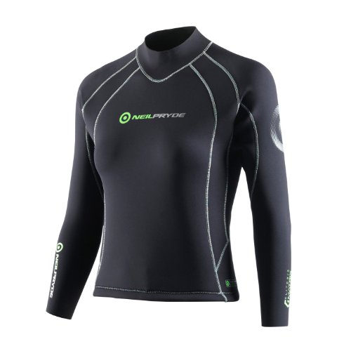 Neil Pryde Womens Elite Firewire Matrix Heatseeker Wetsuit Top 14 (XL)