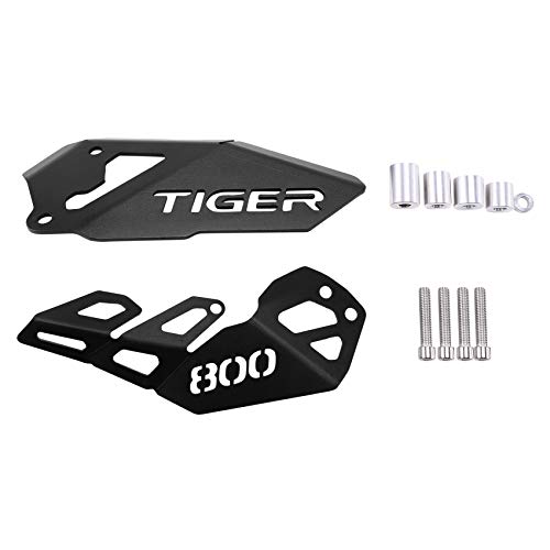 Nrpfell Placas de TalóN con Clavija de Pie Protector de Guardia Pedal Funda Protectora ReposapiéS para Triumph Tiger 800 Tiger 800 / XC/XCA/XCX