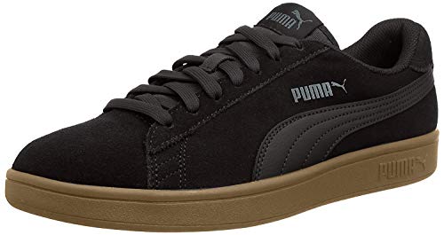 PUMA Smash v2, Zapatillas Unisex Adulto, Negro Black Black, 36 EU