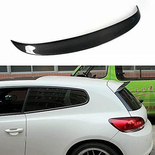 QCYP Spoiler Trasero del Coche Adecuado para Volkswagen VW Scirocco 2010-2014 no Apto para R Plásticos Reforzados con Fibra FRP para Maletero Trasero Alerón Trasero de Coche