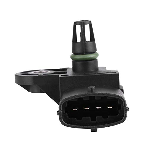 Qiilu 8200375080 8200375977 Sensor MAP Sensor de presión de aire para Megane II Scenic II Laguna II 1.9 dCi