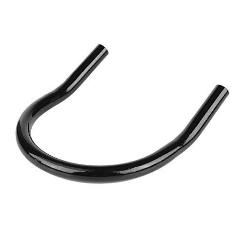 Qiilu Seat Loop, motocicleta Asiento trasero Frame Loop Hoop Bracket Accesorio de bricolaje(210mm Curved tube)