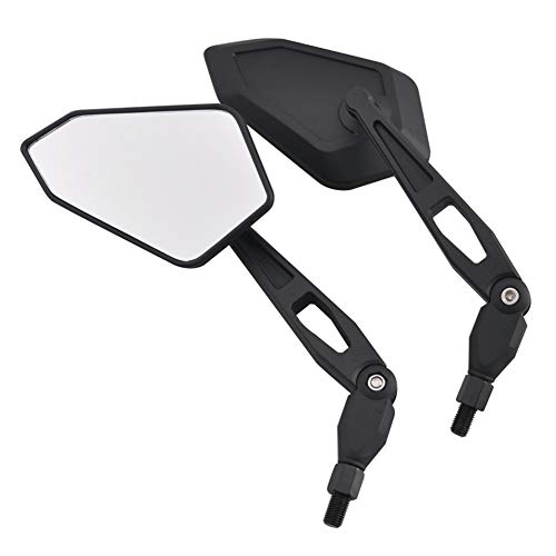 Retrovisores Moto Se Adapta 10mm Motocicleta Lateral Espejos retrovisores Espejo retrovisor Universal for Triumph Bonneville Speed ​​Triple Triple Calle Tigre