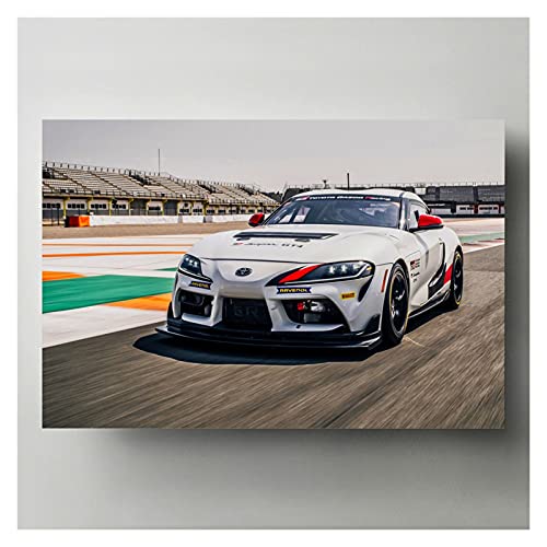 RHWXAX Arte Moderno Pósters e Impresiones FT-1 Vision GT TOYOTAS Supra GT Racing AUTOMO COMENTARIO COMENTARIO Pintura Pintura DE Libera DE LIBITA DE Libera 20X28UL Sin Marco