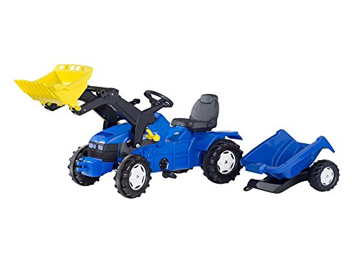 ROLLY TOYS 04/941/7 "New Holland TD 5050" Tractor de Granja con Carga Delantera/Remolque