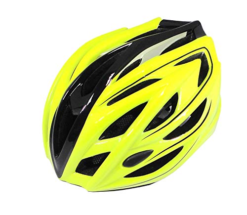 RYMEBIKES Casco Elite - Amarillo Fluor, S/M 56-58 CM