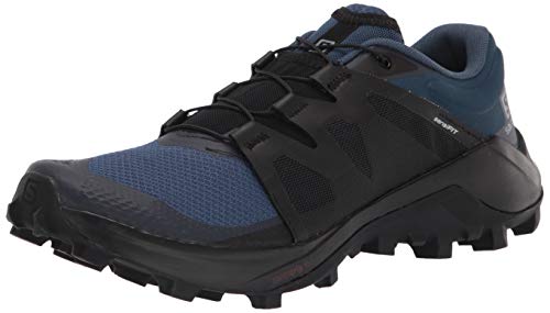 SALOMON Wildcross, Zapatillas de Senderismo Hombre, Azul (Dark Denim/Black/Navy Blazer), 44 EU