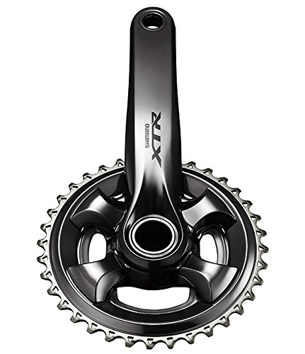 SHIMANO XTR FC-M9020 – XTR de Marchas Trail Crank Set 34/24 Dientes, 180 mm, Color Plateado/Negro