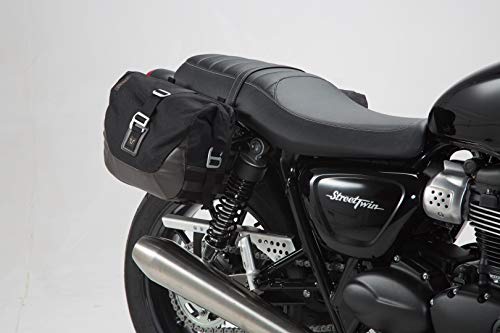 SW-Motech Legend Gear - Sistema de Bolsillos Laterales para Triumph Street Twin/Street Cup 900 (16-)