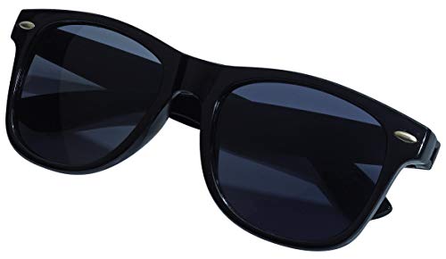 TOPICO Gafas de Sol Unisex Juvenil estilosas, Color Negro, 61 x 15 x 7 cm