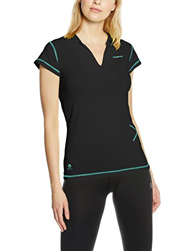 Trango Malaui - Polo para Mujer, Color Negro, Talla S