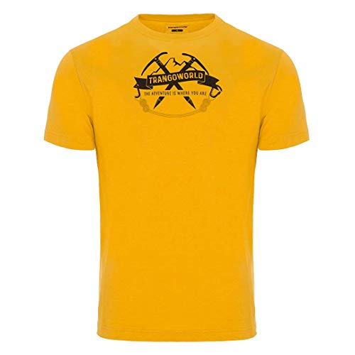 Trangoworld Baldo Camiseta, Hombre, Amarillo Oliva, 2XL