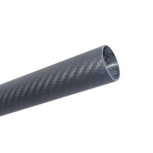 Tubo Fibra de Carbono 100% Matte 6mm x 4mm x 1000mm