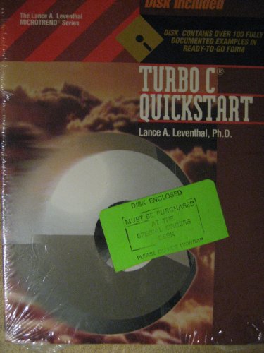 Turbo C. QuickStart (Lance A. Leventhal Microtrend Series)