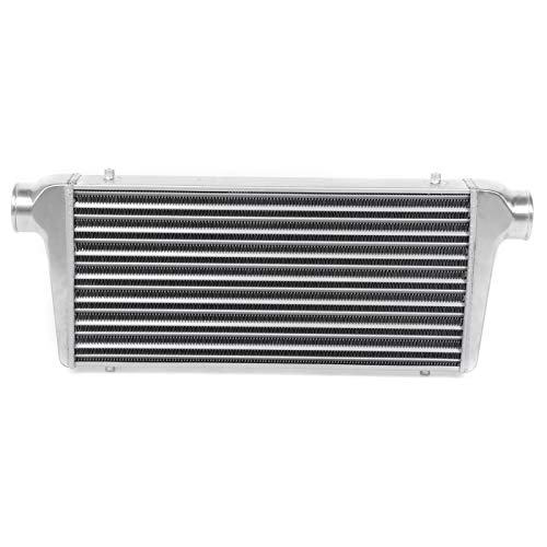 Turbo Intercooler, Universal Front Mount 70mm Inlet Intercooler Tube-Fin Intercooler, Turbo para motor Intercooler universal Accesorio para automóvil, Montaje para automóvil