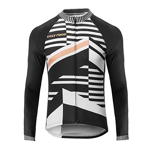 Uglyfrog Ciclismo Maillots Hombres Manga Larga Primavera MTB Jersey Desgaste de la Bici de Montaña Transpirable Tops