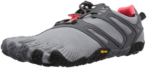 Vibram FiveFingers V-Trail, Zapatillas Mujer, Multicolor (Grey/Black/Orange 17w6906), 38 EU