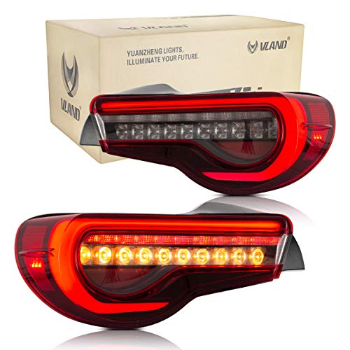 VLAND LED Montaje de luces traseras para FT86 GT86 2012-2019 BRZ 2013-2018 Luz de la cola con dinámica