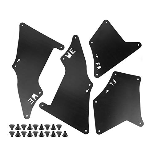 Voluxe Protector contra salpicaduras, clip de defensa, 4 piezas de sellos de guardabarros para guardabarros, ajuste para Toyota 4 Runner FJ Cruiser