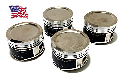 WISECO 1058014 - Pistón forjado (81 mm, 4 unidades, 1,8 T, 8,5:1, 20 V, Turbo TT S3, A3, A4)