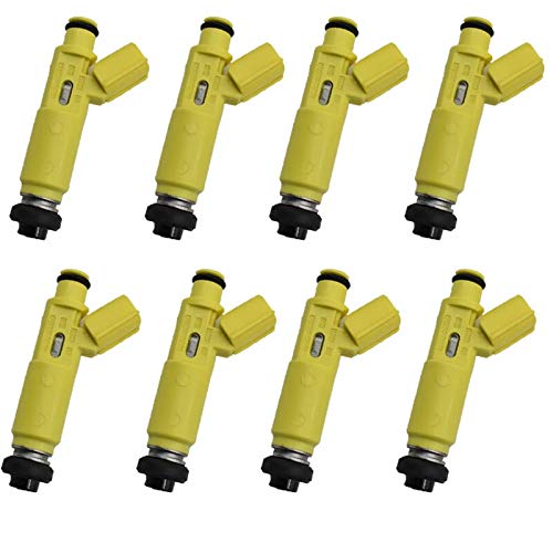 XIWEIG 8PCS Injector De Combustible 23250-28050 23209-28050 / FIT FOR - Toyota RAV4 / 2001-2003 2.0L L4 / Ajuste para -Avensis AZT250 Camry /