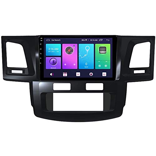 XXRUG Android Car Stereo Sat Nav para Toyota FORTUNER HILUX Vigo 2005-2006 (AT AC) Unidad Principal Sistema de navegación GPS SWC 4G WiFi BT USB Enlace Espejo Carplay Integrado