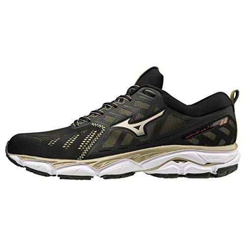 Zapatillas de trail running Mizuno Wave Daichi 8 para mujer, negro (negro / dorado / blanco 01), talla UK 8 / EU 42