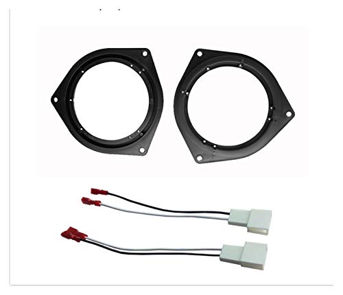 ZHANGXL XELIAN 6.5"Adaptador de Altavoz de Puerta Trasera Fit para Toyota Scion Camry CELICA COROLA Highlander 4 Runner Tundra Yaris + Adaptador de arnés de cableado