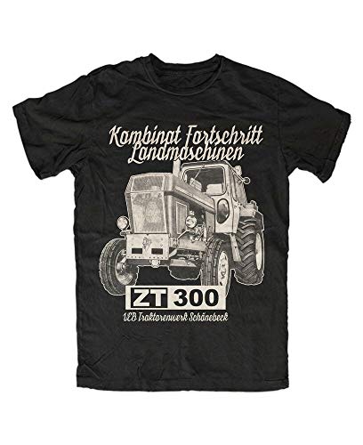 Zt 300 Tractor Ifa Lpg Agra Progress Beautiful Beck T-Shirt Graphic tee Mens Funny Shirt Black L