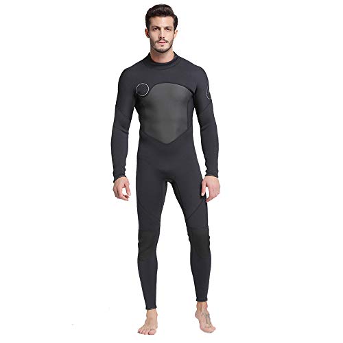 ZUKN Trajes de Neopreno de 5 mm Traje de Buceo Traje de Neopreno Traje de baño de la Cremallera Traje de baño Completo Traje de Buceo Traje de Buceo Traje de baño para Nadar,XXL