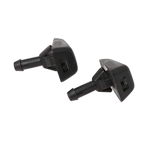 2 Piezas de Boquilla de Limpieza en Aerosol para limpiaparabrisas para Parabrisas Delantero de automóvil para Volvo C30 T5 Front 2008-2011 Accesorios de Boquilla Coche