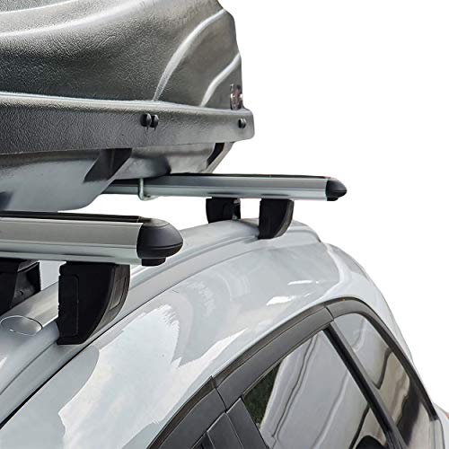 accessorypart Para Volvo V40 Cross Country 2013-2020 Barras de techo Aluminio Gris