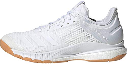 Adidas Crazyflight X 3, Zapatillas de Voleibol Mujer, Multicolor (Ftwbla/Ftwbla/Gumm1 000), 47 1/3 EU