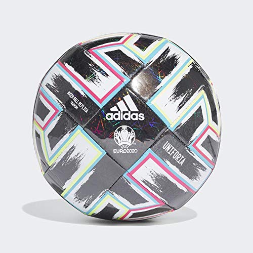 adidas UNIFO TRN Balón de Fútbol, Men's, Black/Signal Green/Bright Cyan/Shock Pink, 5