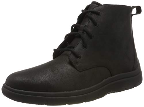 Clarks Tunsil Grove, Botas clásicas. Hombre, Negro, 45 EU