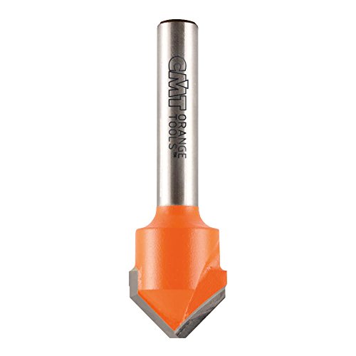 CMT Orange Tools 915.001.11 - Fresa para ranuras en v (90 grados) hw s 8 d 18x7.45x60 (alucobond)