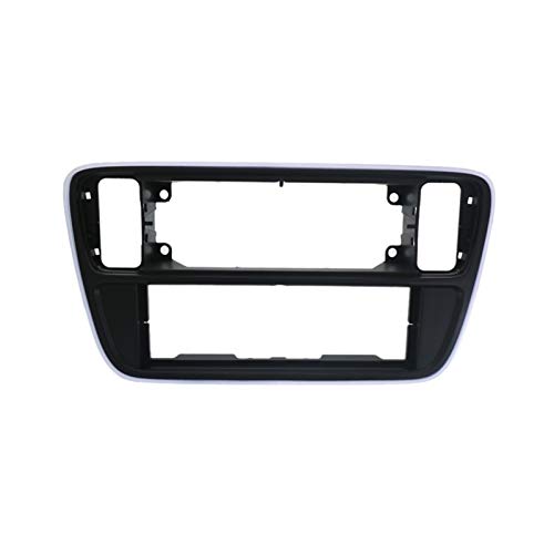 Danghe 1 DIN Radio Fascia Facia DVD Placa De DVD Instalación Estéreo Instalación Dash Kit Ajuste para Skoda Citigo 2012+, FIT For Volkswagen Up 2012+, para Asiento (Color : Black)