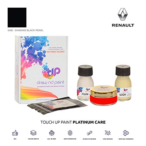 DrawndPaint for/Renault Twingo GT/Diamond Black Pearl - GNE/Touch-UP Sistema DE Pintura Coincidencia EXACTA/Platinum Care