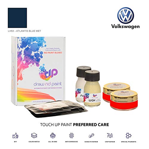 DrawndPaint for/Volkswagen Multivan/Atlantis Blue Met - LH5X / Touch-UP Sistema DE Pintura Coincidencia EXACTA/Preferred Care