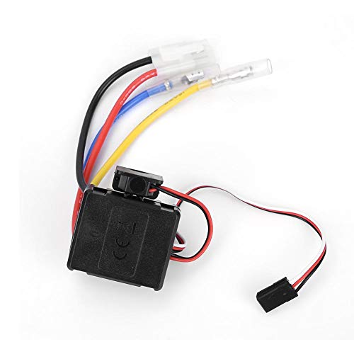 Drfeify RC Coche Motor ESC, 60A RC Control Remoto ESC Electronic Speed Controller Brushed para el Accesorio de la Pieza del Coche de RC