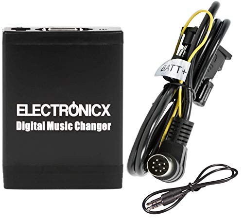 Electronicx Elec-M06-VOLHU Adaptador de Musica Digital para Coche USB SD AUX Interfaz Cambiador de CD para VolvoHU Radios