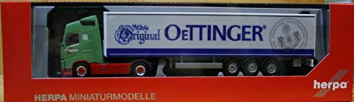 herpa-Camión semirremolque de Cortina Volvo FH GL Wandt/Oettinger. (311342)