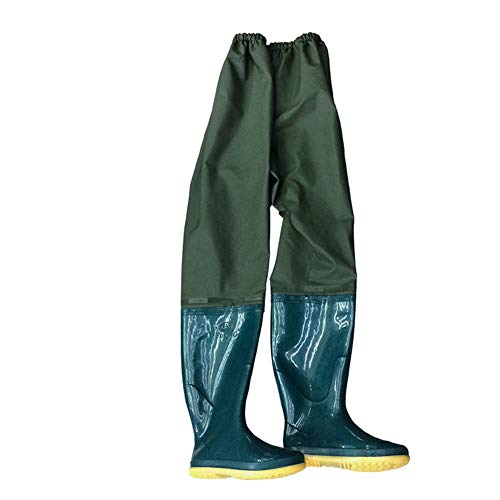 HHORD Wader Pies De Arranque, De PVC Resistente Al Agua Y Pesca De Botas para La Caza con Arranque Percha para Hombres Y Mujeres (37~43),B,37