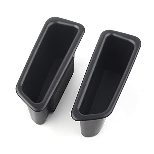 HUAER 2pcs cartilla de Almacenamiento de la Puerta Delantera de la Puerta del Coche Organizador del portacontenedores Fit para Volvo S60 V60 2011 2012 2013 2014 2014 2015 2017 2017 Izquierda