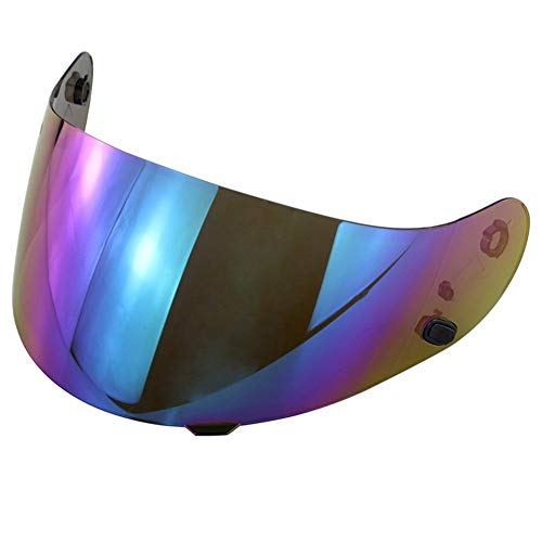 iBellete -Viseras para cascos de moto Lente para Casco de Motocicleta para Se utiliza para proteger los rayos ultravioleta y los ojos de la luz solar HJC CL-16/17CS-15/R1/R2/15 FG-15 TR-1-Colorido