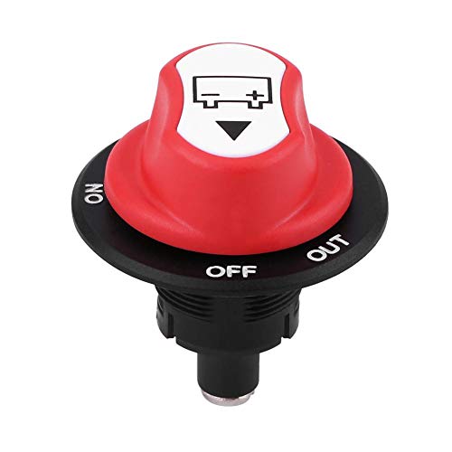 Interruptor de batería, máx. 50V 50A CONT 75A INT Interruptor de encendido/apagado de batería de automóvil para automóviles/vehículos todo terreno/camiones