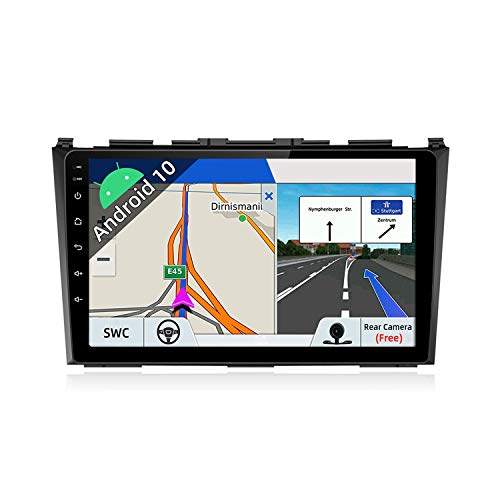 JOYX Android 10 Autoradio para Honda CRV (2007-2011) - [2G+32G] - Gratis Cámara - 9 Pulgada - 2 DIN - IPS 2.5D - Apoyo Dab 4G WLAN Bluetooth Carplay Mandos de Volante Google Split Screen Android Auto